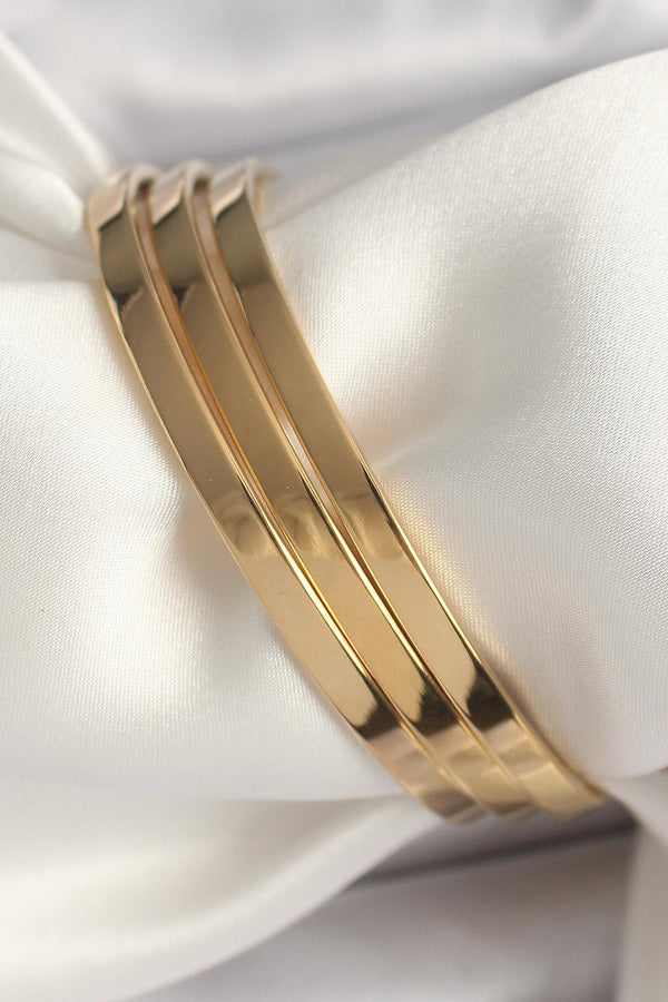 Qiva™ Ajda 2 Gold Bilezik (60 mm)