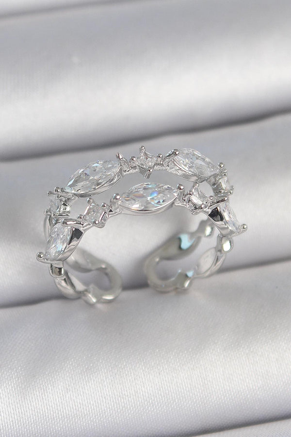 Qiva™ Twin Drop Ring