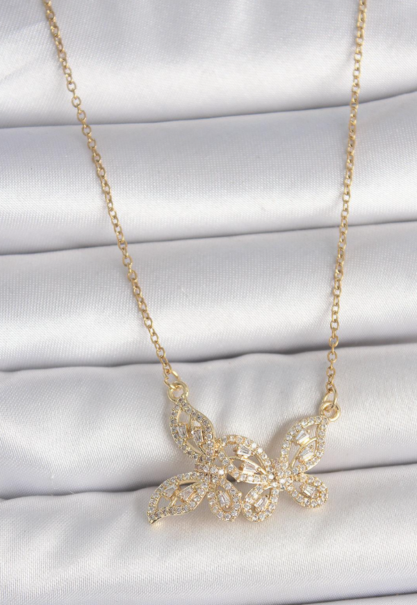 Qiva™ ButterflyGlow 316L Çelik Kolye